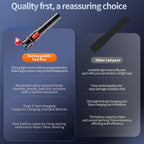 Visual Fault Locator 30KM - Rechargeable VFL Fiber Optic Tester Kit Include Single Mode 9/125um FC Male to LC Female Adapter, Fiber Optic Lights for Network Cable