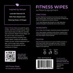Wipex Gym Wipes Bundle - Get 2 Buckets (1) Lavender Plant-Based Fitness Equipment Wipes & (1) Sanitizing BZK for Skin, Great for Gyms, Yoga Studios, Home, Fitness Centers, 400 Ct (Pack of 2)