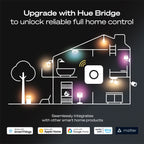 PHILIPS Hue Wireless Smart Light Switch Button, White, 1 Pack, Portable and Battery Powered, Smart Home Control, Requires Hue Bridge, Easy, No-Wire Installation