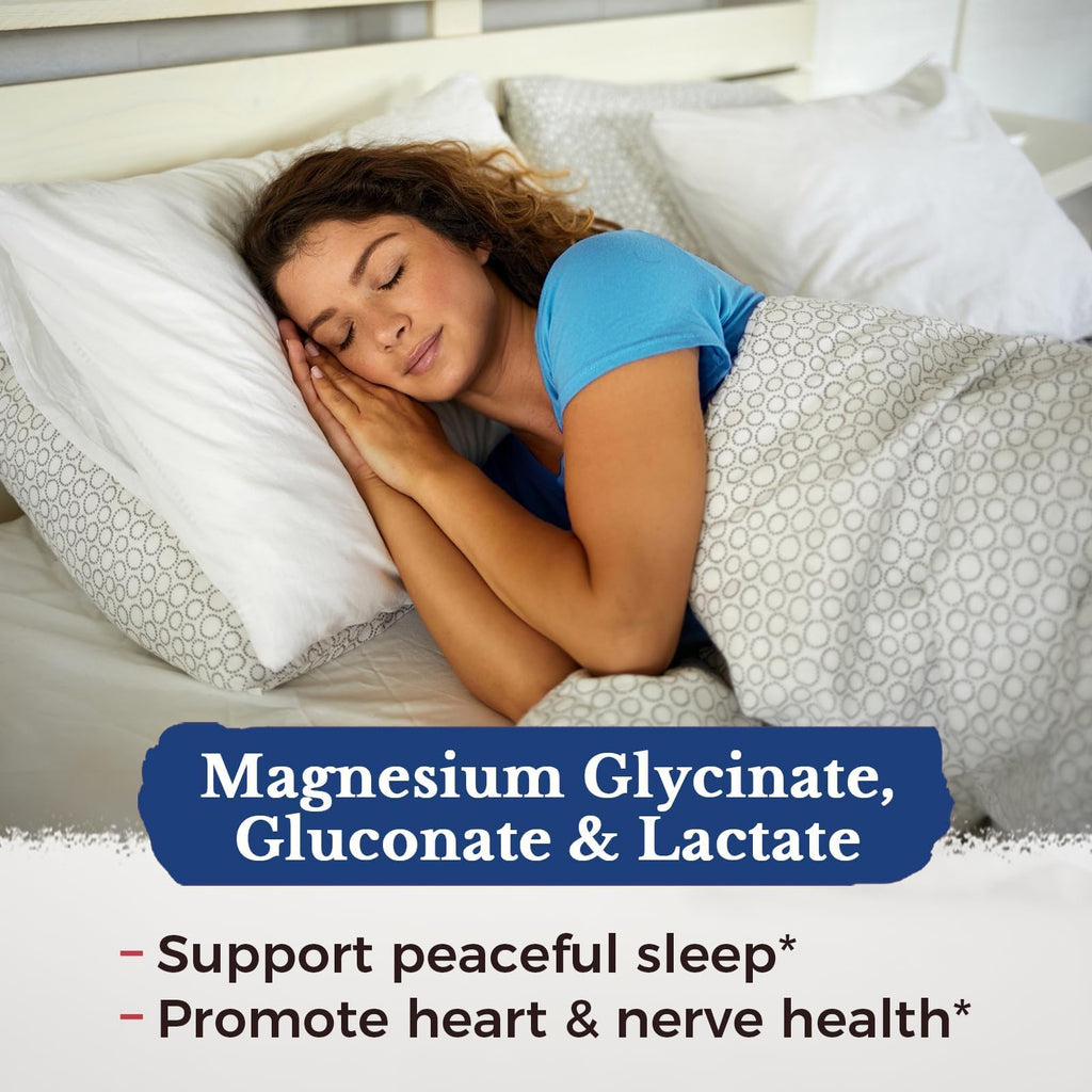 Vitalitown 10 in 1 Magnesium Complex Supplement - 400mg Elemental Magnesium Chelated with Glycinate, Citrate, Malate, Taurate & More - for Sleep Heart Energy, Non-GMO, Vegan, 240 Caps