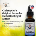 Christopher's Original Formulas Herbal Eyebright, 1 fl oz - Natural Eye Wellness