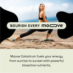 MOOVE Bovine Colostrum Powder Vanilla Bean, 2-Pack, Grass-Fed, 4.23 Ounce