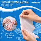 MagiCare 75% Large Alcohol Wipes (2, 100ct Canisters, 200ct) - Hand Sanitizer Wipes, Unscented Hand Wipe, Cleaning, Sanitizing Wipe - Home, Office, Classroom, Car, Camping