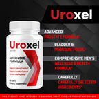 (2 Pack) Uroxel Capsules - Official Uroxel Support Premium Daily Advanced Formula Capsulas- Maximum Strength, All Natural Vitamins for Overall Health & Wellness Pastillas, 120 Capsules for 2 Months