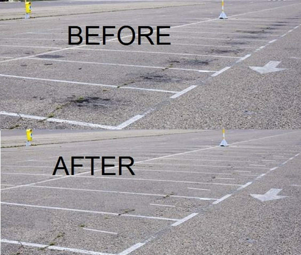 Terminator-HSD Concrete Oil Stain Remover Eco-Friendly Bio-Remediates and Removes Oil & Grease Stains on Concrete and Asphalt Driveways, Garages, Pavers, Patios, Parking Lots and Streets(2 LB)