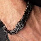 Hero Company Saint Michael 'Defend Us' Stainless Steel Bracelet for Men
