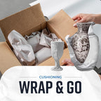 Bryco Goods Newsprint Packing Paper Sheets for Moving - 5lb - 160 Sheets of Newspaper Paper - Must Have in Your Moving Supplies - 27" x 17" - Made in USA