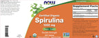NOW Foods Organic Spirulina 1000mg Tablets - 300 Count - Non-GMO, Super Green Whole Food Supplement - Double Strength