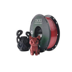 CHCKX PLA 3D Printer Filament, Dual Color Silk PLA Filament, Dimensional Accuracy +/- 0.02 mm, 1 kg Spool(2.2lbs), 1.75 mm,Black Red