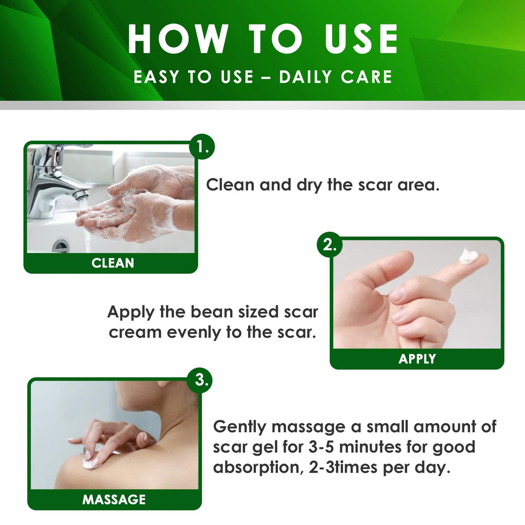 Tobcharm Advanced Keloid Scar Care Gel, Silicone Gel for Appearance of Keloid Scars & Skin Marks, Scar Smoothing Gel for Ears, Face & Body, 2-Pack (2×30g)