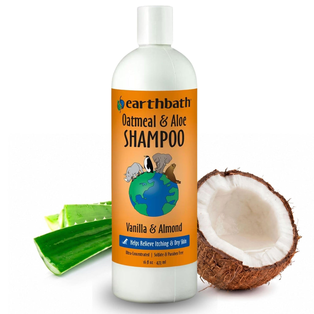 earthbath Oatmeal & Aloe Itch Relief Dog Shampoo, 16 Oz (1 Pack)