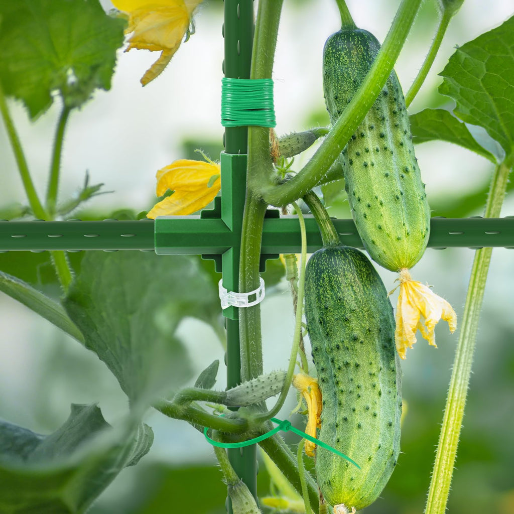 WLLEYAY Large U-Shape Cucumber Trellis for Raised Bed,49.2x49.2x23.6in