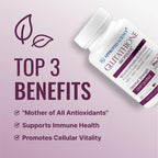 Approved Science® Glutathione - 500 mg - Phospholipid Complex, Vitamin C, Bioperine - Top Antioxidant to Help Neutralize Free Radical - Vegan Friendly - 60 Capsules per Bottle - 3 Bottles