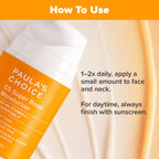 Paula's Choice C5 Super Boost Face Moisturizer with 5% Vitamin C & Squalane, Daily Face Lotion for Discoloration, Uneven Tone, Fine Lines & Breakout-Prone Skin, Fragrance-Free, 1.7 Fl Oz