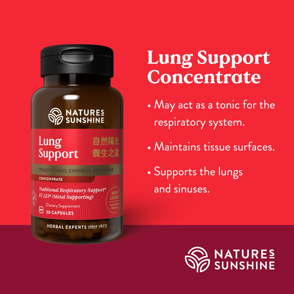 Nature's Sunshine Lung Support Chinese TCM Concentrate, 30 Capsules