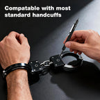 ESENHARBER Handcuff Key, Set of 3 Universal Durable Pocket Keychain Cuff Key, Different Sizes 5.1", 4.75" and 3.6" for Professional, Training & Emergency Use