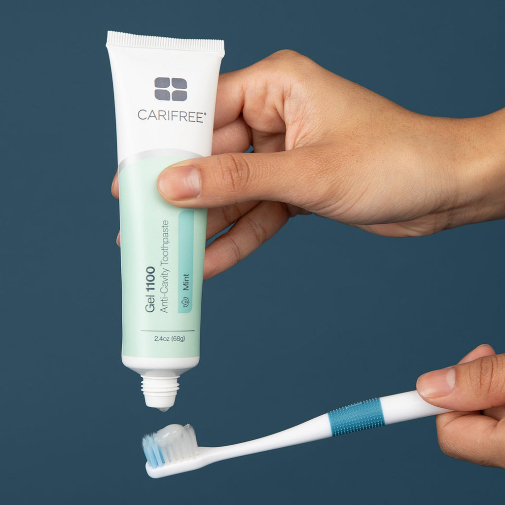 Toothpaste Neutralization CariFree Gel 1100, Mint Flavored, Anti-Cavity Fluoride Toothpaste with ...