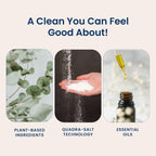 Truly Free Natural Laundry Detergent for Sensitive Skin | Eco Friendly, Plant Based, Baby Clothes Safe | Clean & Easy Powder to Liquid, 3 Detergent Packs + 1 Empty Reusable Jug | Unscented, 150 Loads