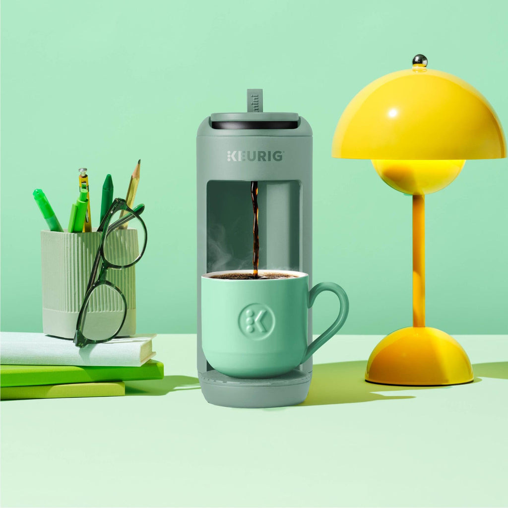 Keurig K-Mini Mate Single Serve K-Cup Pod Coffee Maker, Glamping Green