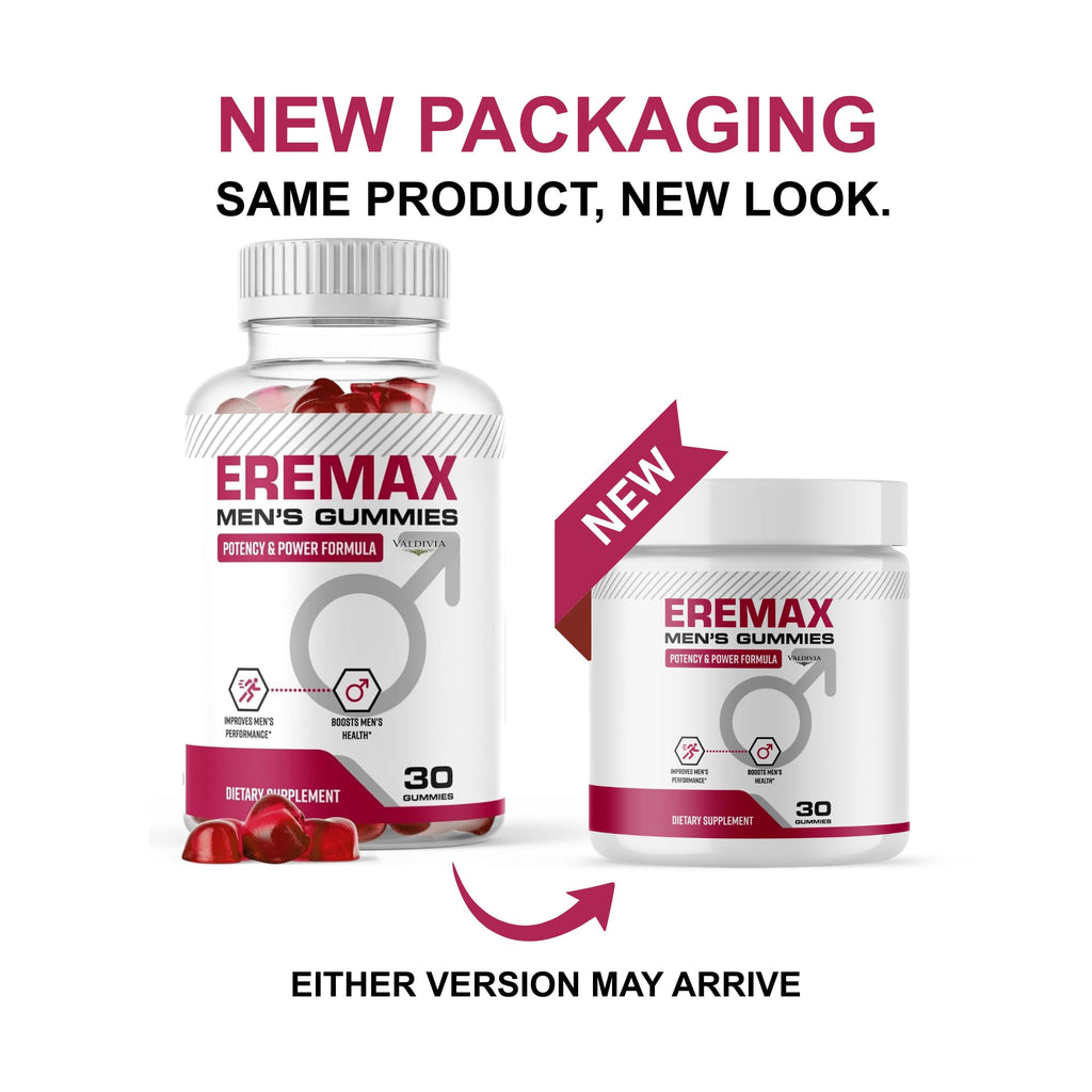 Eremax Gummies - Official EreMax Gummys Advanced Premium Formula Support Maximum Strength, All Natural Ingredients Vitamins for Overall Health & Wellness Reviews, 30 Gummies for 1 Month