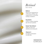 Advanced Clinicals Retinol Serum For Face | Visible Anti Aging Retinol Serum Skin Care Face Moisturizer With Vitamin E Helps Improve Look Of Wrinkles, Fine Lines, & Uneven Skin Tone, 2-Pack