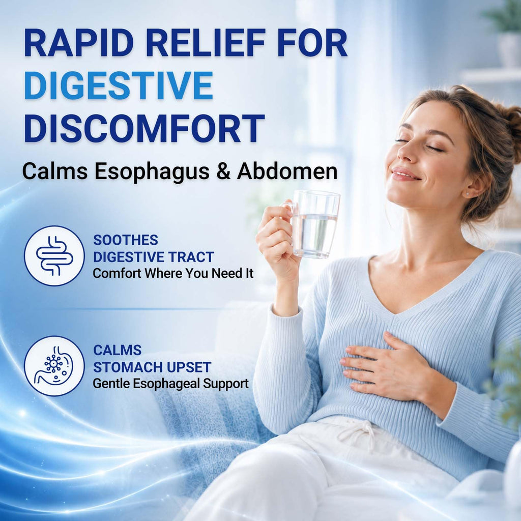 Nano Esophageal Relief Drops - Slippery Elm Bark, Zinc, L-Carnosine, L-Glutamine & Aloe Extract - Non-GMO, Dairy-Free - Relieves Digestive Irritation, Supports Throat & Stomach Comfort - 2 fl oz
