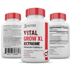 (3 Pack) Vital Grow XL Extreme Pills 1600MG Premium Formula Proprietary Blend for Men's Health 180 Capsules