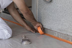 FrogTape ProGrade Orange Painters Tape 1.5 Inch Wide (1.88 in x 60 yd), High Adhesion Masking Tape for Indoor & Outdoor Applications, Orange, 3 Roll Pack (105673)