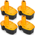 4 Packs 4500mAh 18V DC9096 DC9098 Replacement for Dewalt 18V Battery, Compatible with Dewalt 18 Volt battery DC9099 DW9095 DW9099 DE9038 DE9039 DE9095 DW9095 DW9096 DW9098 DE9503 DC9182 (Yellow)