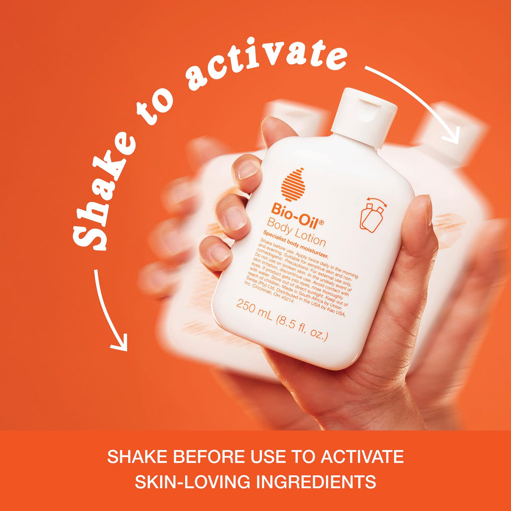 Bio-Oil Moisturizing Body Lotion for Dry Skin, Ultra-Lightweight High-Oil Hydration, with Jojoba Oil, Rosehip Oil, Shea Oil, and Hyaluronic Acid, 5.9 Oz