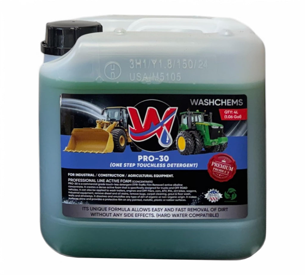 Wash Chems Pro30 Touchless Car Wash - Industrial Foam Cleaner - 1.06 Gal