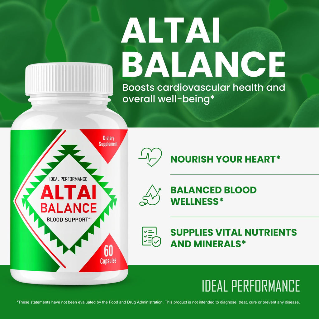 IDEAL PERFORMANCE (Official) Altai Balance Support Formula Pills Supplement (5 Pack)