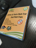 Dual Moth Traps for Clothes and Pantry Highly Effective All-Around Moth Traps,Pro Cloest Essentials Get Rid of Wool Moths with Natural Safe and Odor-Free Dual Premium Pheromone