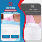 BIGGMED Tear-Resistant Incontinence Bed Pads 40'' x 36'' (50 Count ) with 130 Gram Heavy Duty Disposable Underpads Chucks Pads for Adults, Kids & Elderly | Protection Pads for Bed, Sofa, and Chair