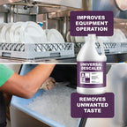 Active Element Universal Descaler - 1 Gallon - Commercial Grade Delimer for Dishwasher - Ice Machine Cleaner and Coffee Pot Descaler - Steam Tables - Hand Descaling