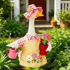 Gardener Porch Goose Outfit Fits 23'' Cement Goose Statue