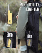 MK Lighter 5pcs. Outdoor Series Candle Lighters, Windproof Torch Flame, BBQ Grills, Camping Lighters, Outdoor Activities, Refillable Butane, Multipurpose Lighters (Assorted-5pc)