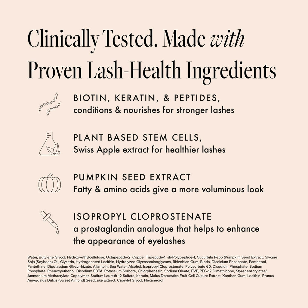 Borboleta Lash Serum - Eyelash Serum for Longer, Thicker, and Fuller Looking Eyelashes - (Sample Size, 1 Month Supply)