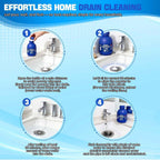 Pipe Bobo Drain Cleaner, Professional Strength Pipe Dredging Formula for Kitchen Sinks, Shower Drains, Tubs, Dissolves Blockages (3Pcs)