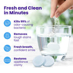 Retainer Brite – Aligner Cleaning Tablets for Invisalign, Mouth Guard Cleaner, Night Guard Cleaner and other Dental Appliances. FDA Registered and Made in USA. 192 Tablets – 6 Month Supply