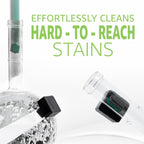 Chubbs Scrubb Duo Magnetic Glass Cleaner Kit - Mini Magnet Scrubber for Hard-to-Reach Stains on Glass, Ceramic & Metal