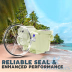 Replacement 357151 Pump Lid with O-Ring – Pool Pump Lid Replacement for Pentair Whisperflo, IntelliFlo VS, VS 3050, VF, VST and VS+SVRS high performance pumps – See-Through Clear Pool Pump Cover Lid