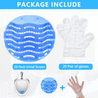 20 Pack Urinal Screen Deodorizer, Urinal Cakes Bulk Scented Urinal Mats Deodorizer Fresh Pads for Toilet, Bathroom, Restaurants, Offices, Schools, Hotels