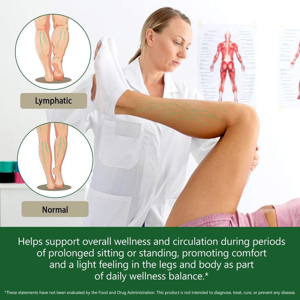 Bivinke Lymphatic Drainage Supplement, Lymphatic Drainage Capsules with Dandelion, Burdock, Cleavers & Echinacea, Supports Bloating, Fluid Balance & Daily Lymphatic Wellness – 120 Capsules