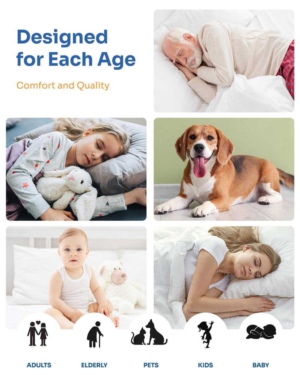 Washable Bed Pads 36" x 72" - 2 Pack, Grey, Waterproof Bed Pads for Incontinence, Bed Wetting Pads for Bed, Sofa, Floor, Resuable Underpads for Adults, Seniors, Pet