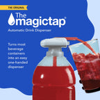 Magic Tap Automatic Drink Dispenser for Fridge, White, 3 Pack, No Spill