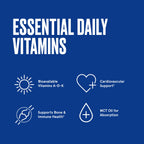 Bulletproof Vitamins A-D-K Softgels, 30 Count, Supplement for Heart, Bone Health and Immune Support