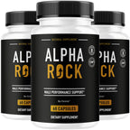 (3 Pack) Alpha Rock - Alpha Rock Pills Support Natural Maximum Strength, Daily AlphaRock Capsules All Natural Advanced Formula Premium Vitamins for Overall Health & Wellness, 180 Capsules for 3 Months
