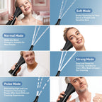 Electric Ear Wax Removal System, Water Powered Ear Cleaning Tool with Irrigation Flusher, 6 Tips, 4 Pressure Settings - Safe & Effective for Ear Wax Buildup Flushing and Cleaning