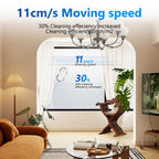 Tosima W5 Window Cleaning Robot, 6400Pa Max Adaptive Suction, Auto-Spray Smart Window Cleaner with Triple Safety System, Intelligent Navigation, Remote Control, for All Smooth Surfaces, White